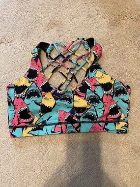 CVG Shark Attack Sports Bra in Size Small